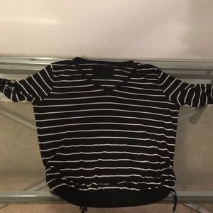 Black and white dress shirt